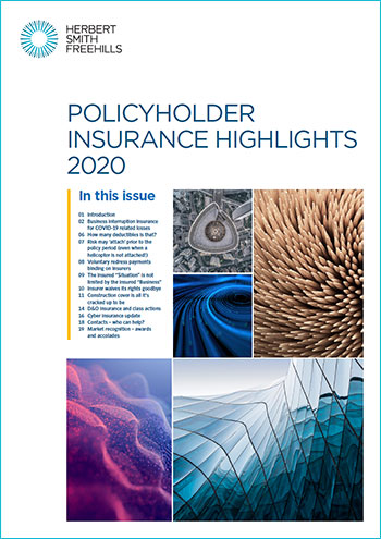 Policyholder Insurance Highlights 2020 Herbert Smith Freehills Global Law Firm